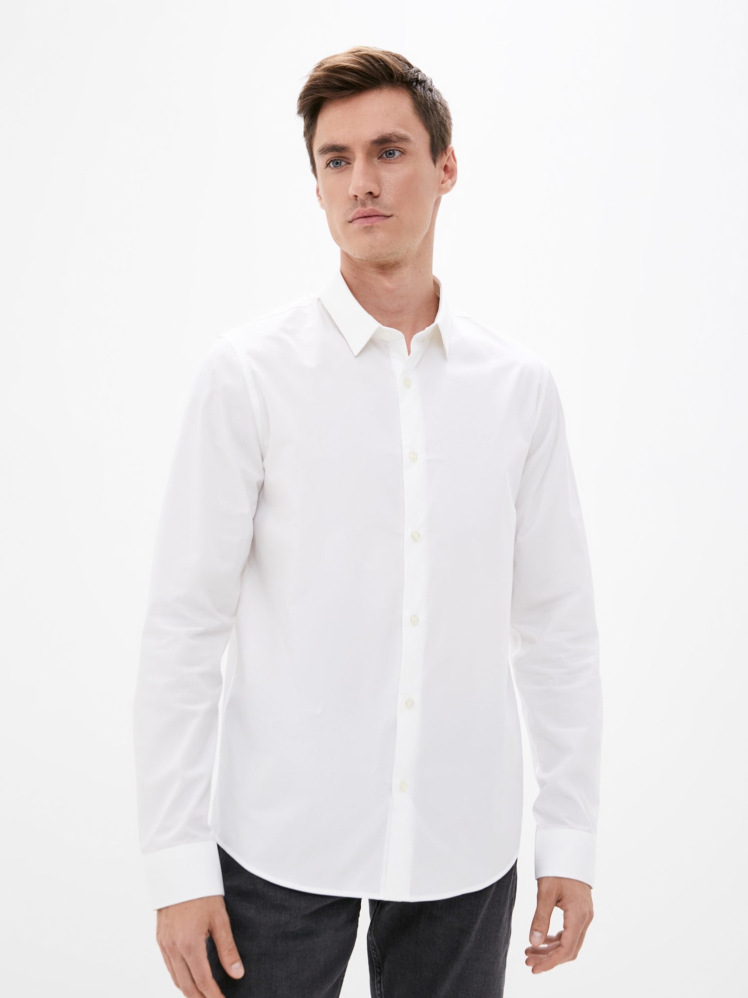 

Рубашка Calvin Klein Jeans Ck Chest Logo Slim Stretch Shi J30J319065-YAF  Белая, Рубашка Calvin Klein Jeans Ck Chest Logo Slim Stretch Shi J30J319065-YAF S Белая
