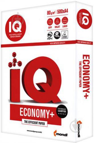 

Папір офісний IQ Economy+ 80г/м2 500 арк.