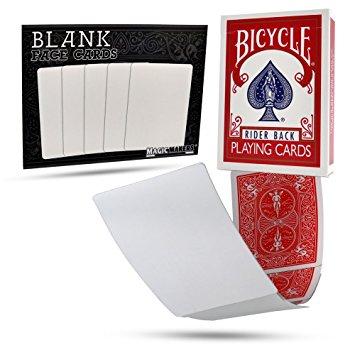 

Трюковая колода Bicycle Blank Face (красная рубашка)