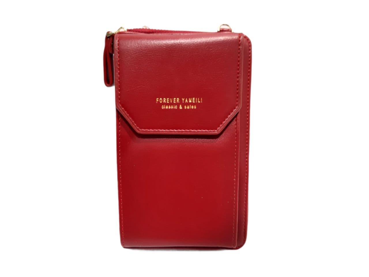 

Клатч женский эко-кожа Saralyn 7121-2 11х18х4 красный