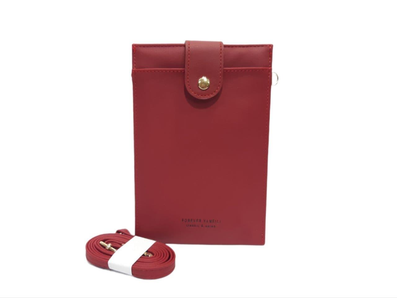 

Клатч женский эко-кожа Ya Mei 7132-2 12х18.5х1 красный