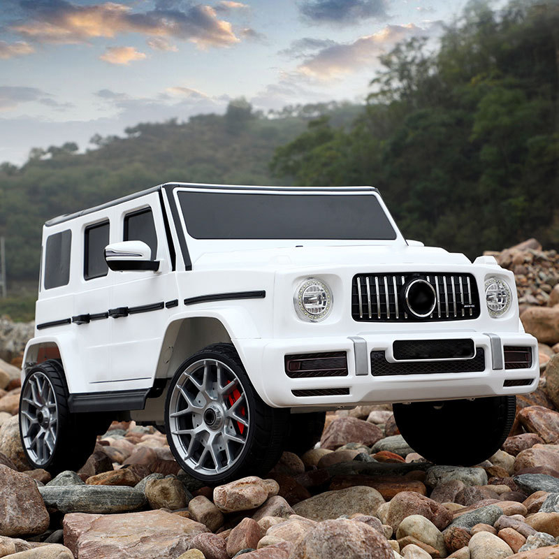 

Электромобиль джип Car4Kids T-7849 Белый на радиоуправлении Bluetooth с EVA колесами и МР3 + 2 мотора на 15 Вт