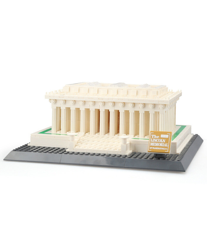 

Конструктор 3D Wange 4216 Архитектура Мемориал Линкольна Lincoln Memorial USA Белый/Серый на 979 деталей