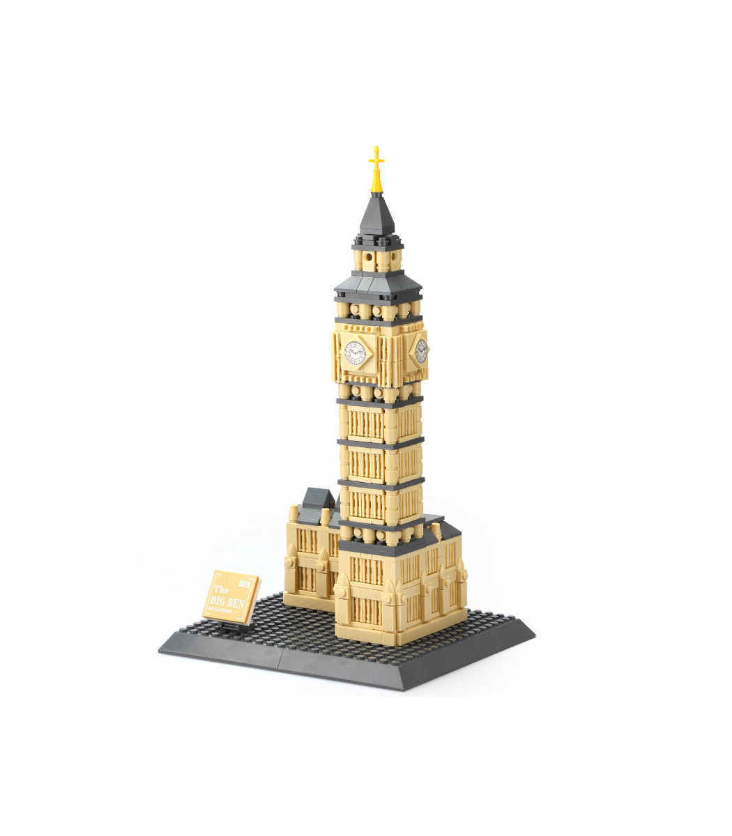 

Конструктор 3D Wange 4211 Архитектура Биг-Бен ELIZABETH TOWER Бежевый/Серый на 910 деталей