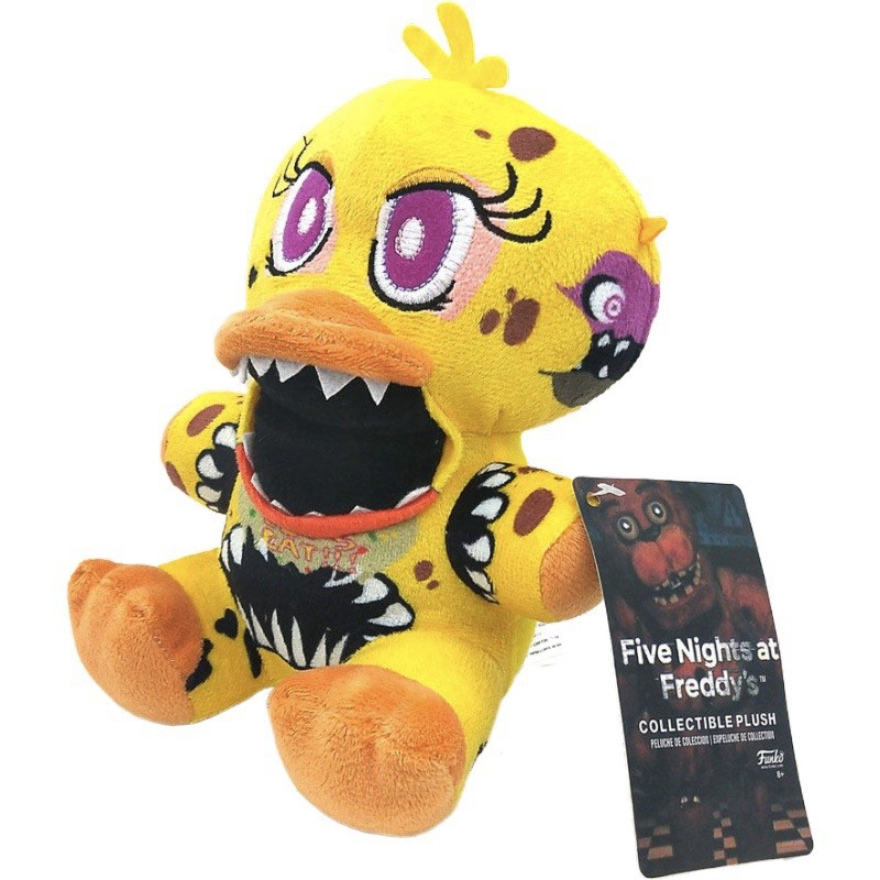 

Мягкая игрушка Утка Чика с зубами 5 ночей с Фредди FNAF / Фнаф Фреди (Five Nights at Freddy's) 18 см ( 10032)