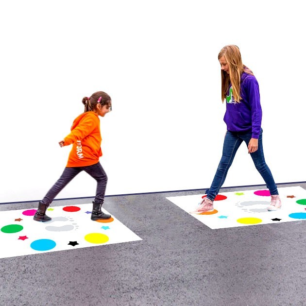 

Моторний Килимок (ПВХ-банер) "Віддзеркаль мене. Ноги"