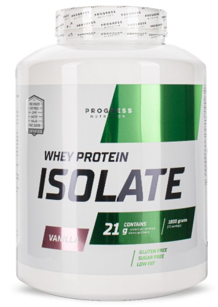 

Протеин Progress Nutrition Whey Protein Isolate 1800 g ваниль