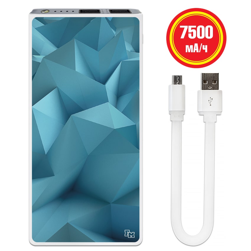 

FM Внешний аккумулятор Геометрическая Абстракция 7500 mAh (E189-01)