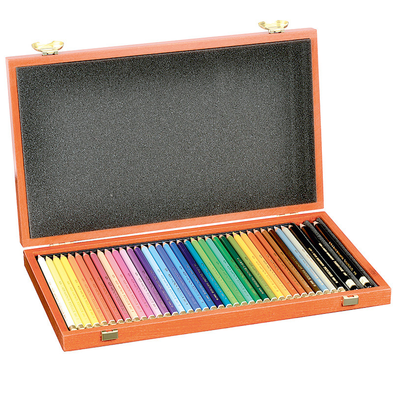 

Карандаши цветные художеств. K-I-N POLYCOLOR деревянная коробка, 36 шт.