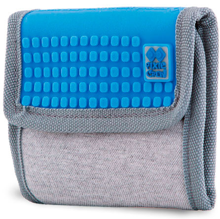 

Кошелек Pixie Crew Crazy Colors серый и голубой (PXA-09-21)
