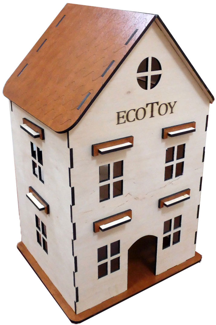 

Кукольный дом ЕcoToy разборной (ET_111011)