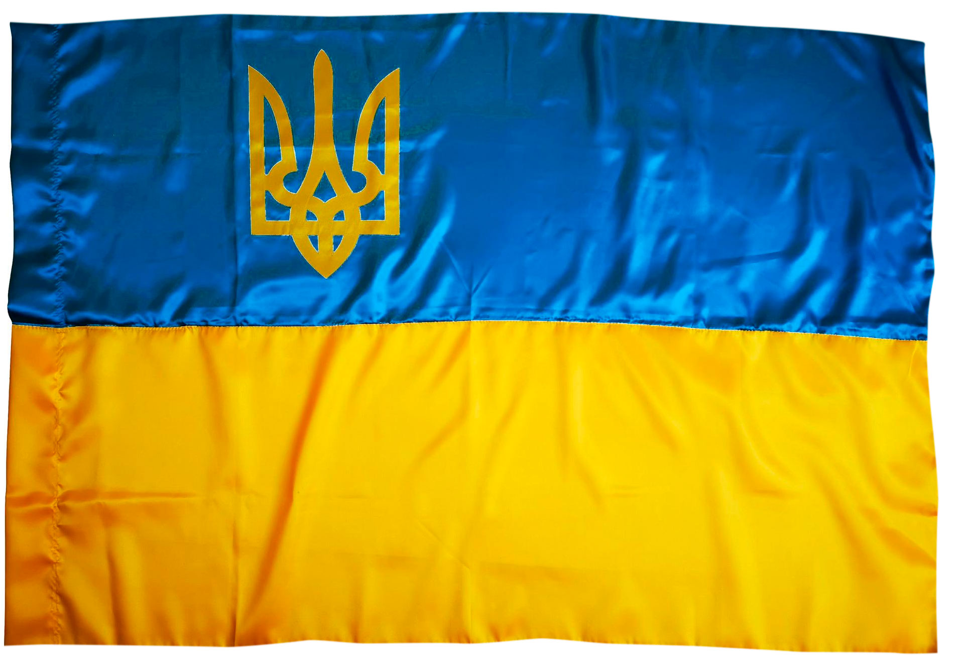 

Флаг Украины Стяг с Трезубцем 90 × 135 см атлас (П6АТ)