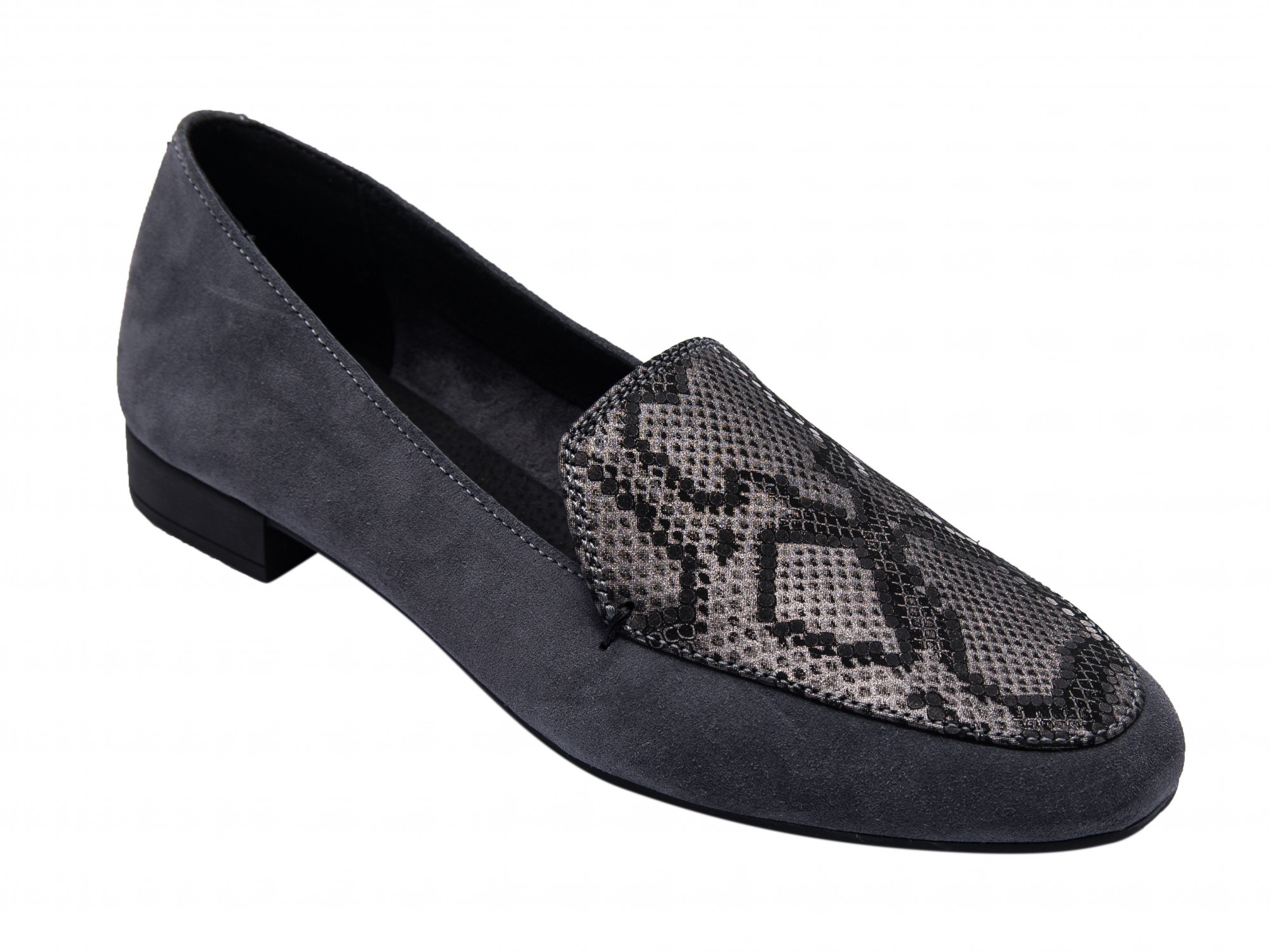 

Женские туфли U.Spirit 1008 c питоном 40 Темно-серые