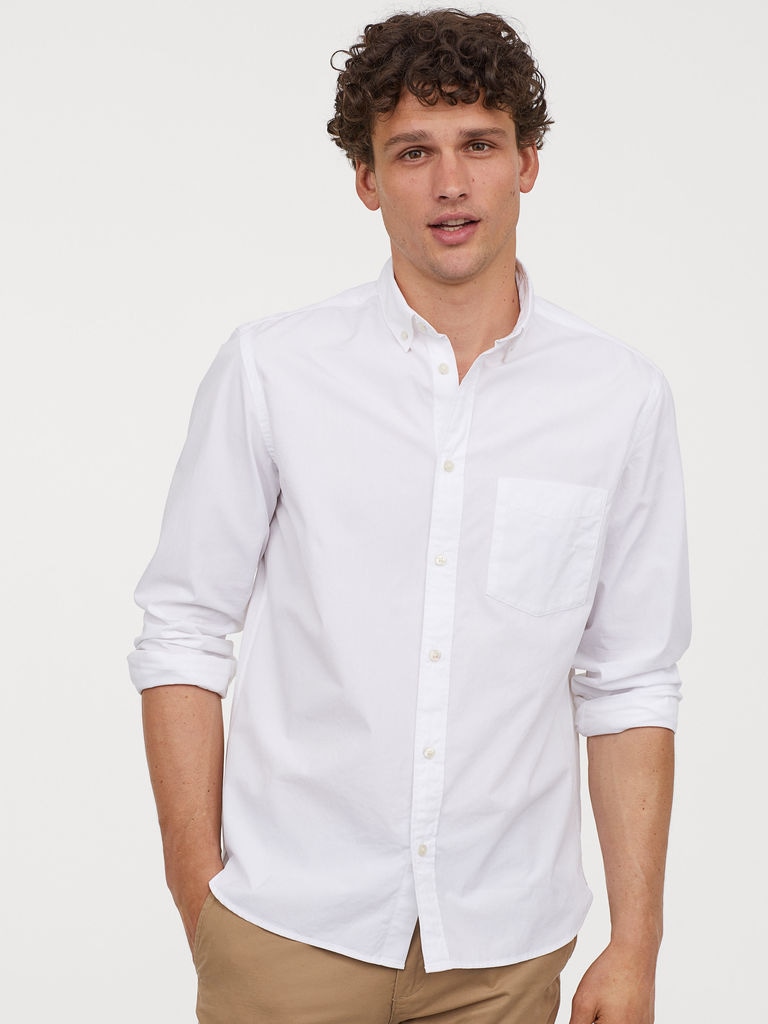 

Рубашка H&M 02-0686564-0  Белая (СА2000001853979, Рубашка H&M 02-0686564-0 L Белая (СА2000001853979)