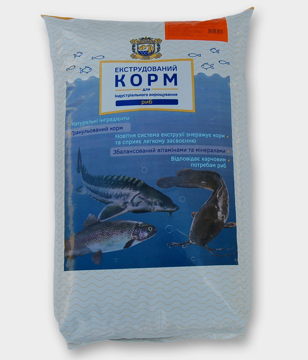 

Форелевий корм Златоморье Ф100+П 3 мм 10 кг (202)