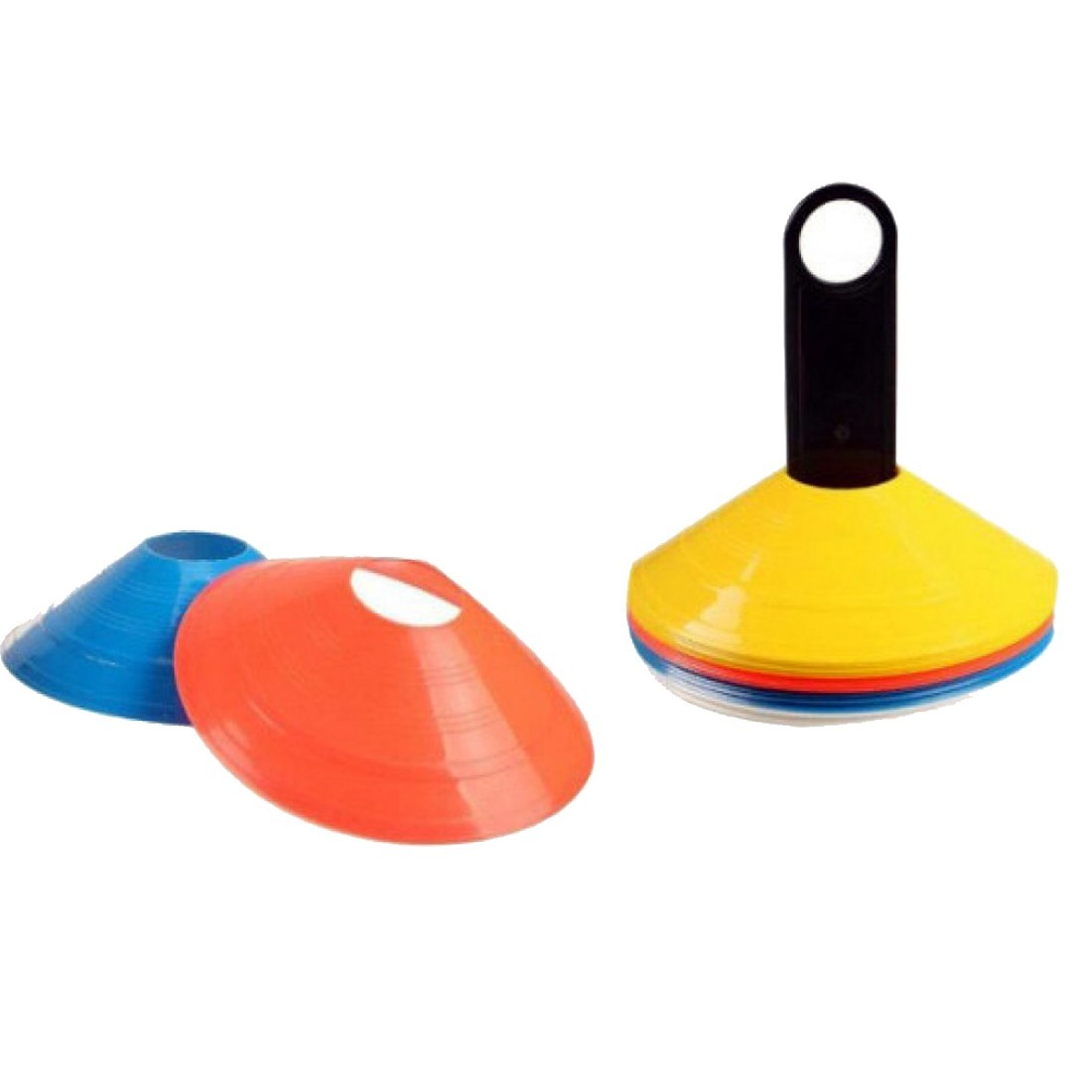 

Набор фишек с подставкой 20 штук LiveUP Agility Cones With Rack (LS3672)