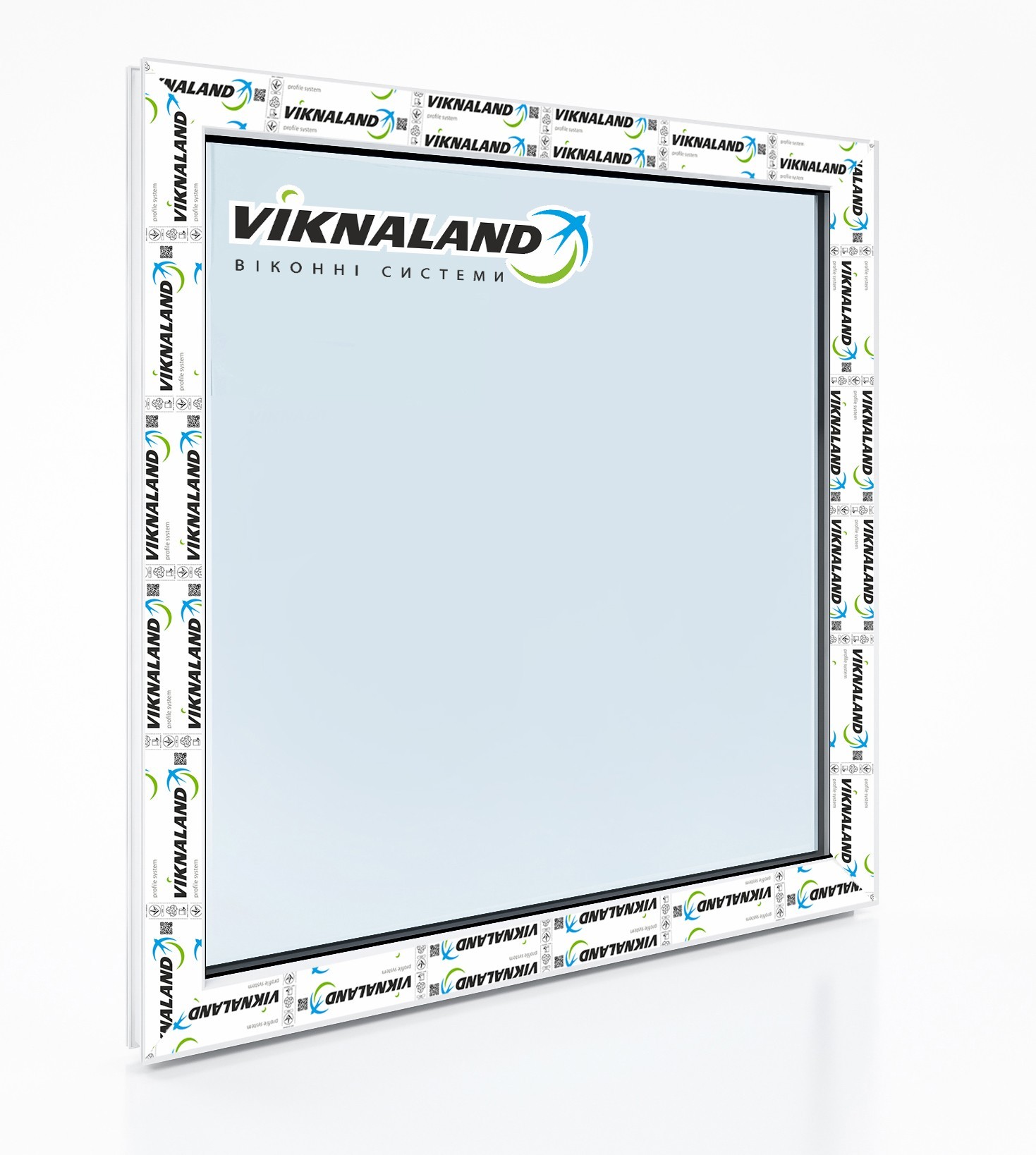 

Окно металлопластиковое Viknaland B70(6k) одностворчатое глухое (800х800), белое