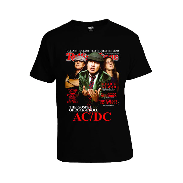 

Футболка AC/DC Rolling Stone Черный, Футболка AC/DC Rolling Stone Черный M
