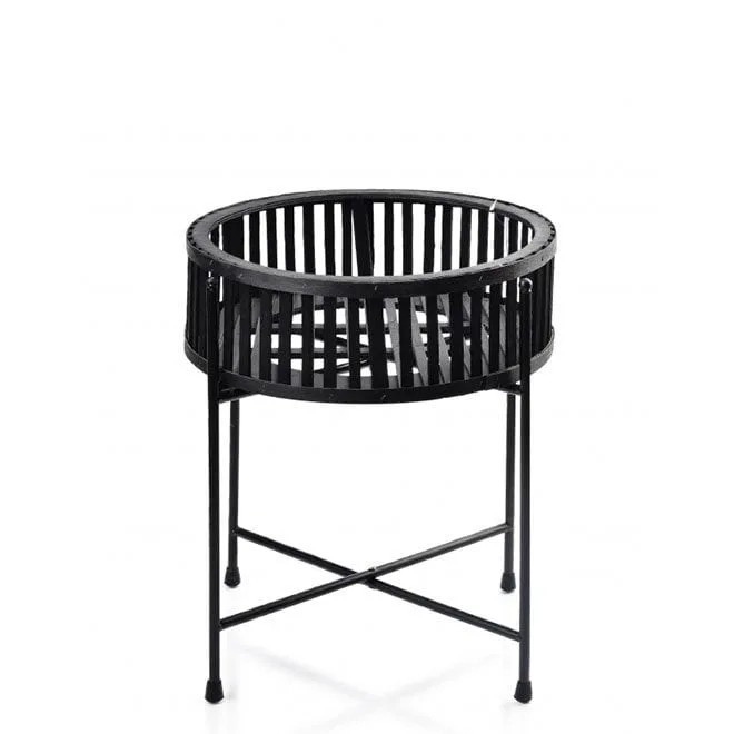 

Столик Ewax Lucie BLACK D-35 см. 35435
