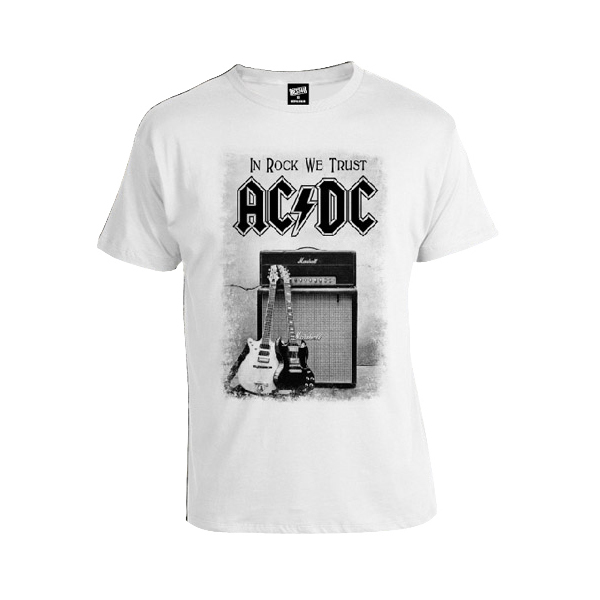 

Футболка AC/DC In Rock We Trust Guitars Белый, Футболка AC/DC In Rock We Trust Guitars Белый XL