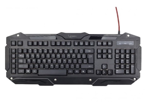 

Клавіатура Gembird KB-UMGL-01-UA, ігрова, програмована , чорна USB