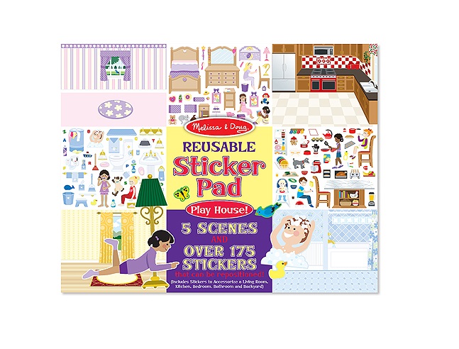

Набір багаторазових наліпок Melissa & Doug Мій будинок (MD14197)