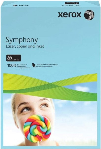 

Папір A4 80г/м², Xerox Symphony Multi Strong, 250арк., кольоровий (D-Green, D-Blue, Orange, D-Yellow, D-Red) (496L94184)