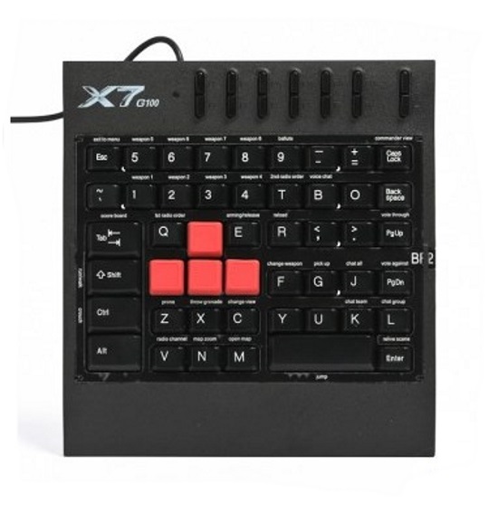 

Клавіатура A4Tech X7 G100 USB (Black) USB, gaming (4711421708104)