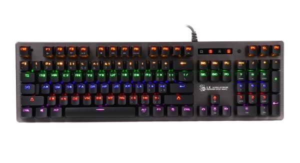 

Клавіатура A4Tech B760 Bloody (Black) Black SW механічна ігрова, USB, LK-Black switches, підсвітка (4711421938969)