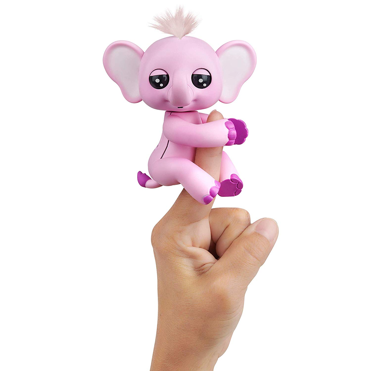 

Интерактивная фигурка слоненок Нина Фингерлингс WowWee Fingerlings Baby Elephant - Nina (Pink)