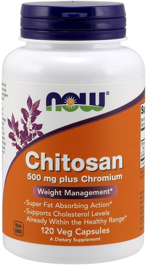 

Натуральная добавка Now Foods Хитозан 500 мг + Хром, 120 гелевых капсул (733739020253)