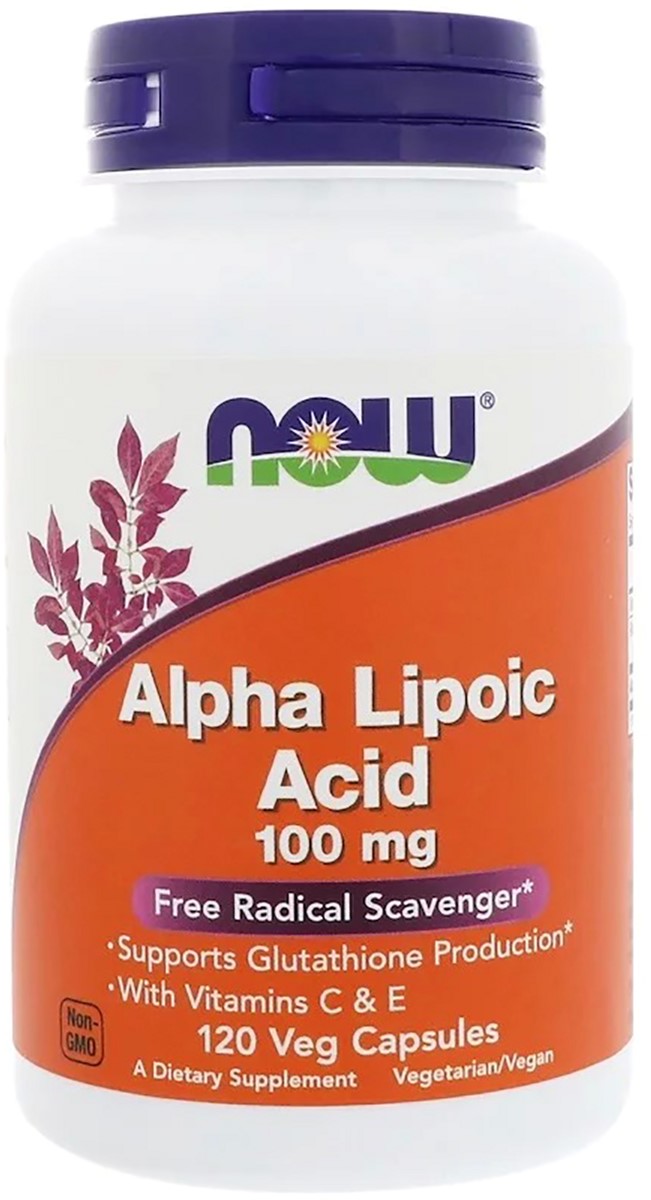 

Натуральная добавка Now Foods Альфа-Липоевая Кислота, Alpha Lipoic Acid, 100 мг, 120 капсул (733739030412)