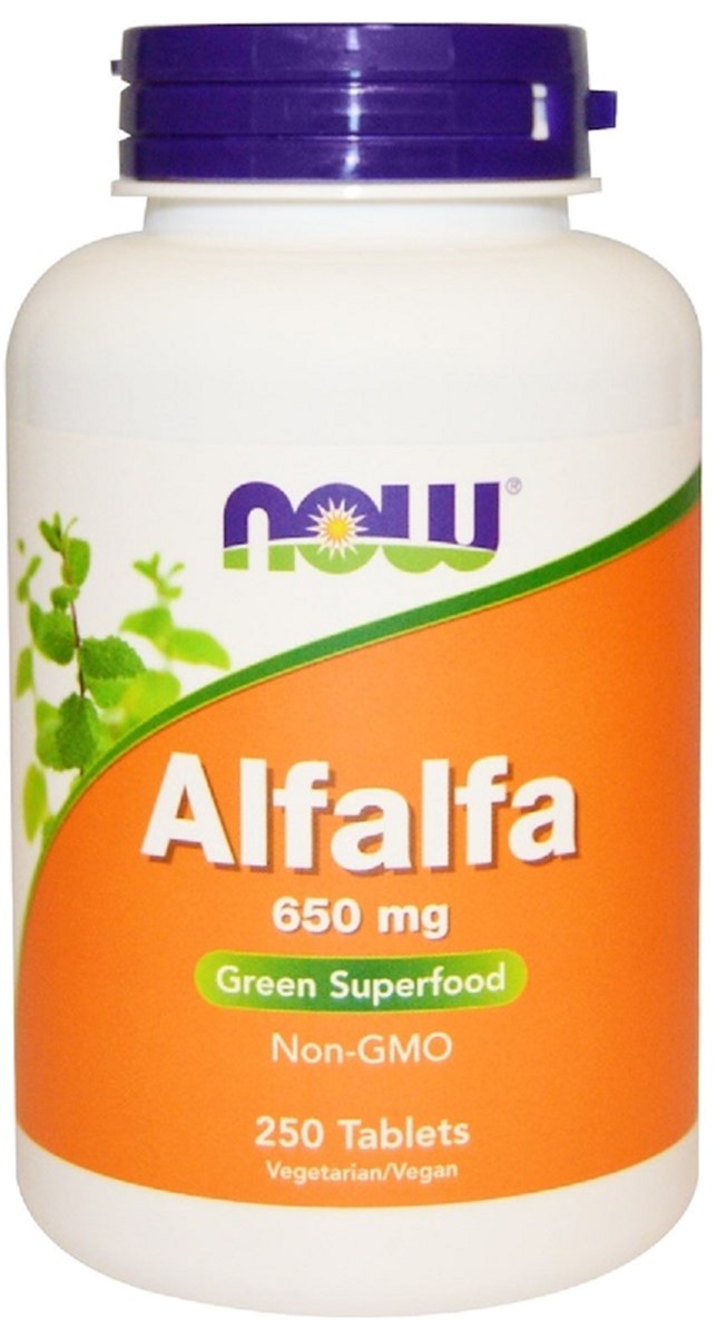 

Натуральная добавка Now Foods Люцерна, Alfalfa, 650 мг, 250 таблеток (733739026200)