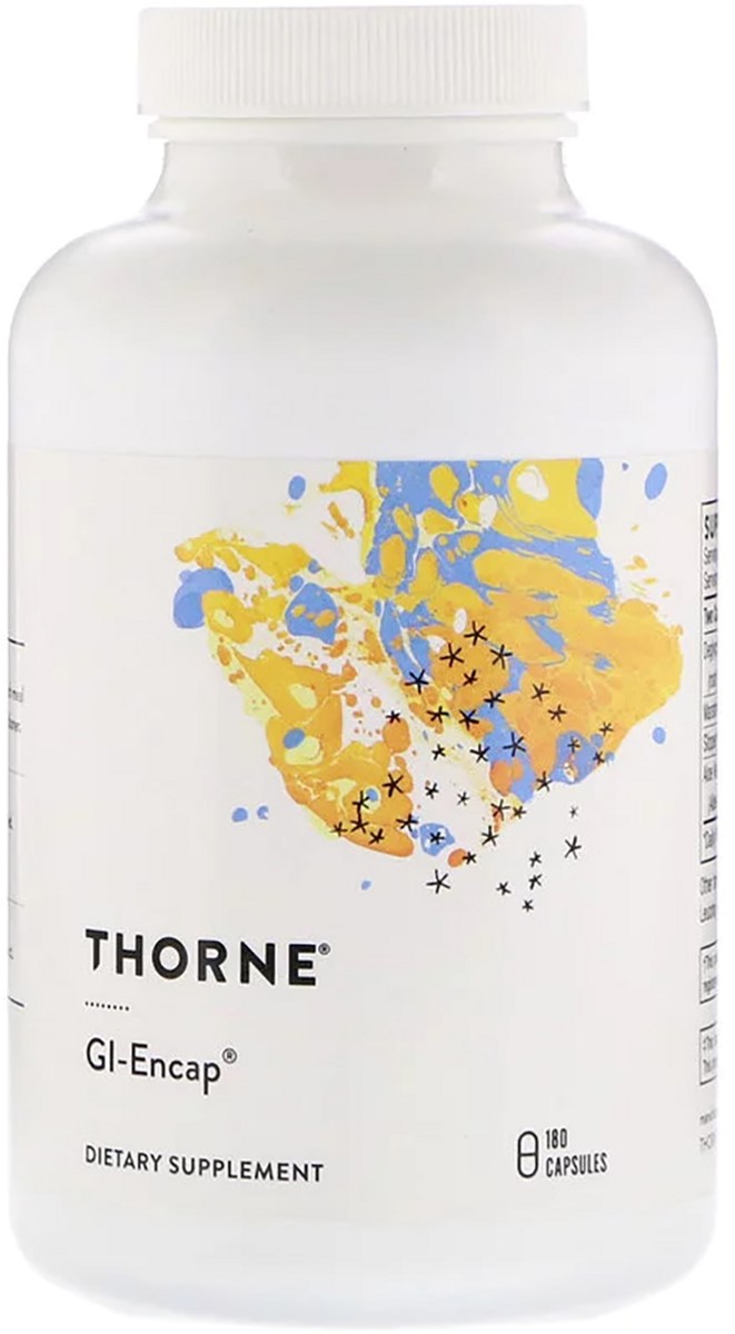 

Натуральная добавка Thorne Research Поддержка Желудка, GI-Encap, 180 капсул (693749714019)