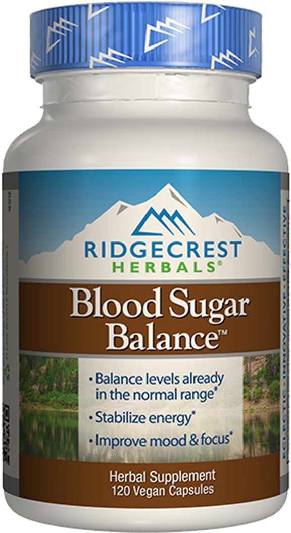 

Натуральная добавка Ridgecrest Herbals Комплекс для Нормализации Сахара в Крови Blood Sugar Balance, 120 гелевых капсул (355724001254)