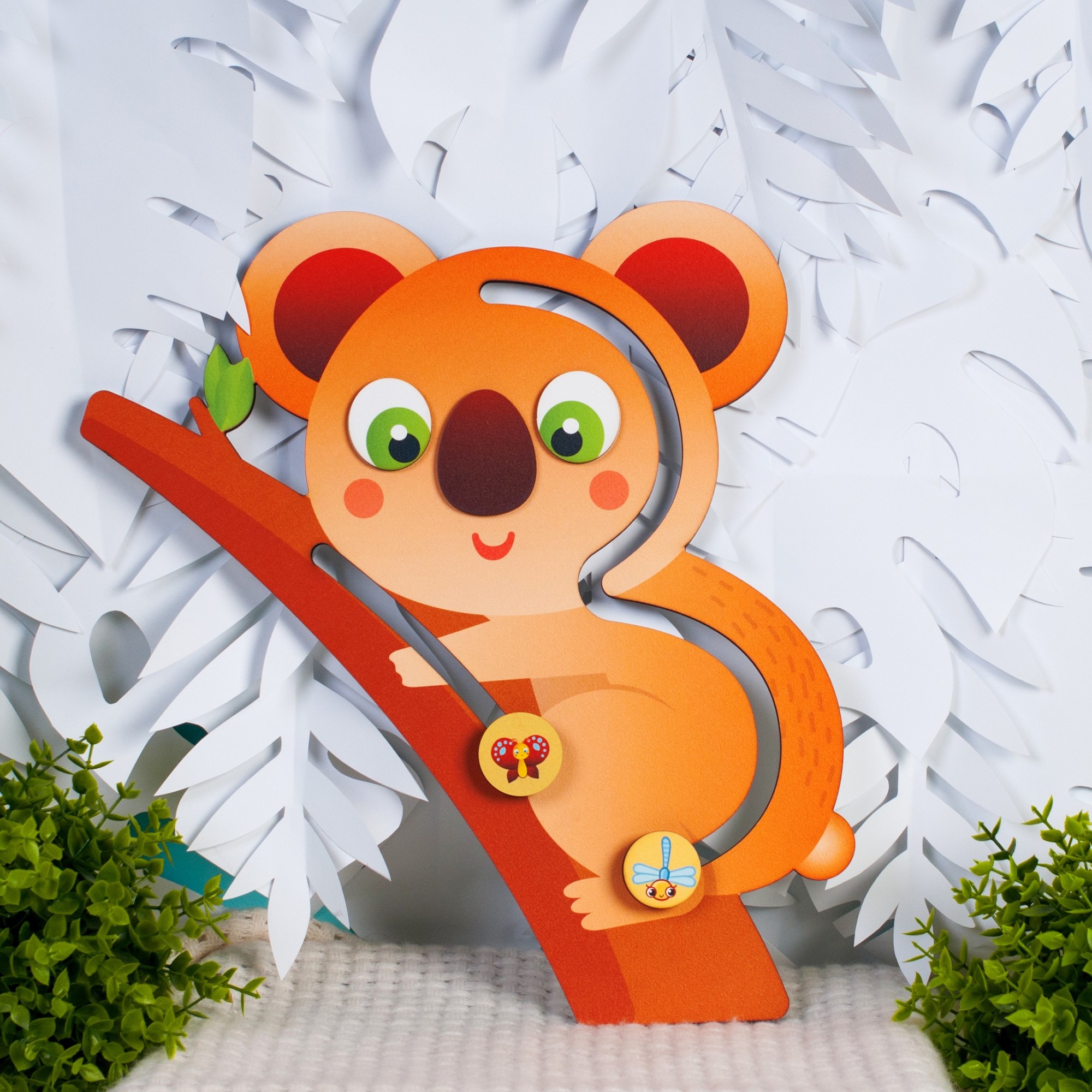 

Бизиборд фигурный Коала