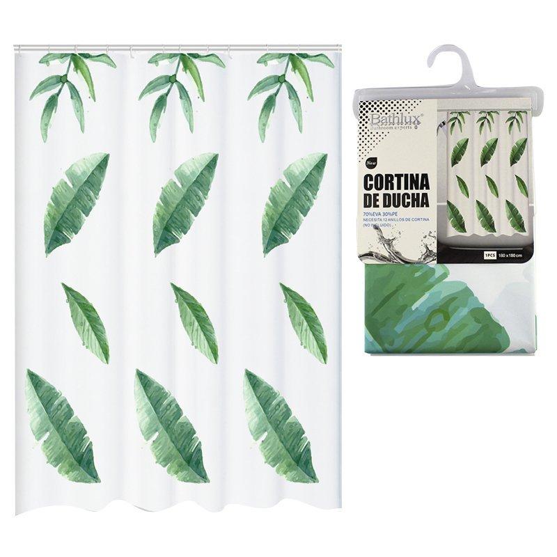 

Занавеска в ванную Bathlux Green Leaves 60527 R132638