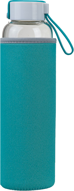 

Бутылка для воды Summit MyBento Eco Glass Bottle Neoprene Cover Голубая 550 мл