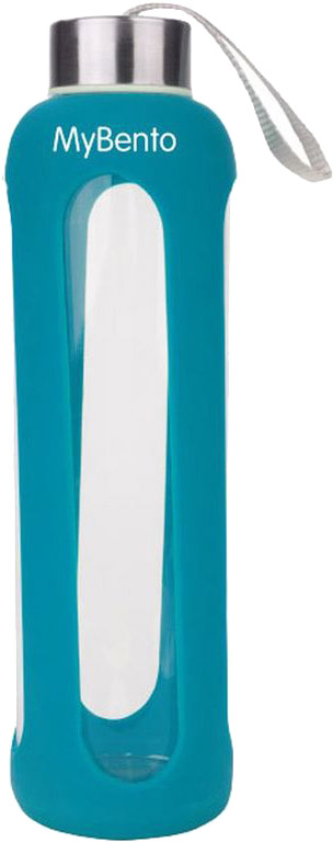 

Бутылка для воды Summit MyBento Eco Glass Bottle Silicone Cover Голубая 500 мл