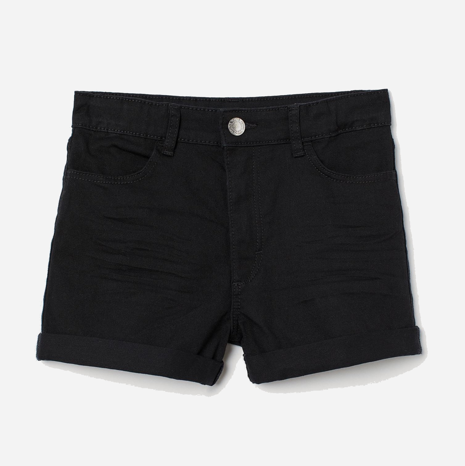 

Джинсовые шорты H&M 2807-7967851 170 см Черные