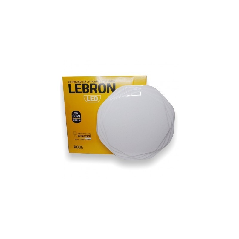 

Светильник светодиодный LEBRON L-CL-ROSE 60W 3000K-6500K 4200Lm