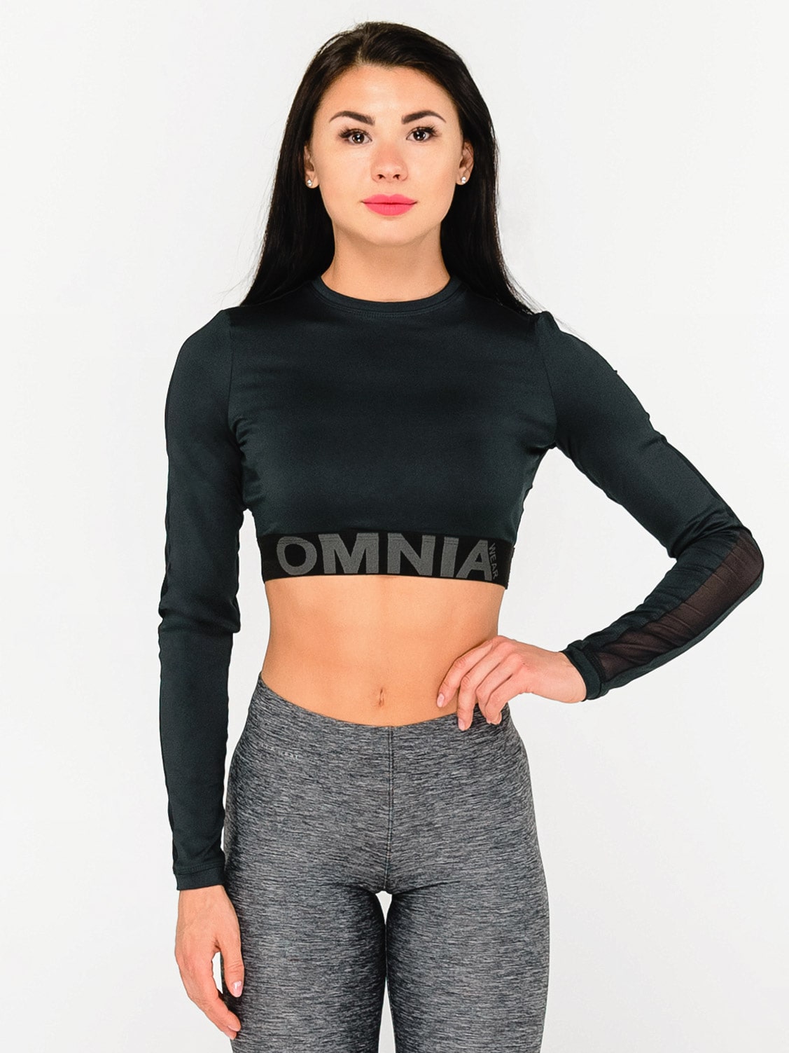 

Спортивный рашгард для фитнеса и йоги Omnia Wear Domenica  Черный (OW105RS, Спортивный рашгард для фитнеса и йоги Omnia Wear Domenica S Черный (OW105RS-S)