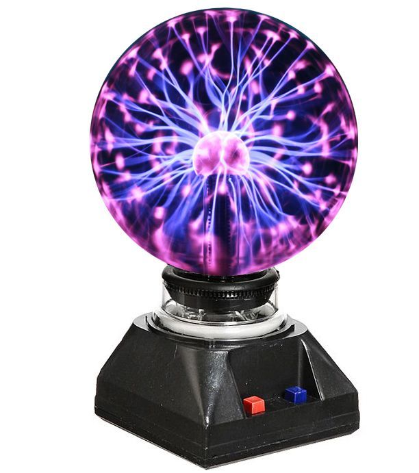 

Плазменный шар молния Plasma ball TOPA светильник 12 см