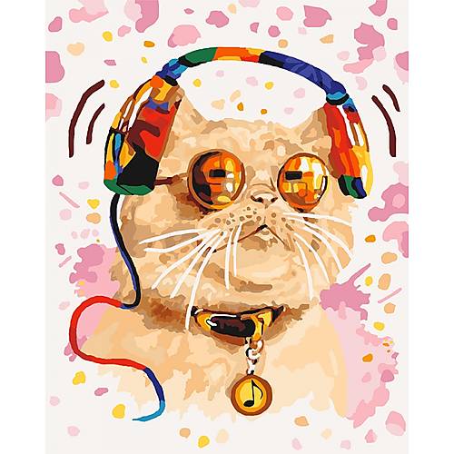 

Рисование по номерам "Меломан" 40*50 см Идейка (КНО4141)