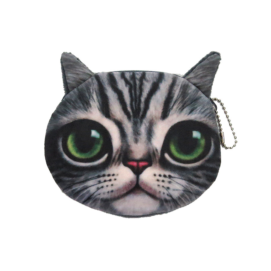 

Кошелек "Котик" с ушками My accessories Серый 18262