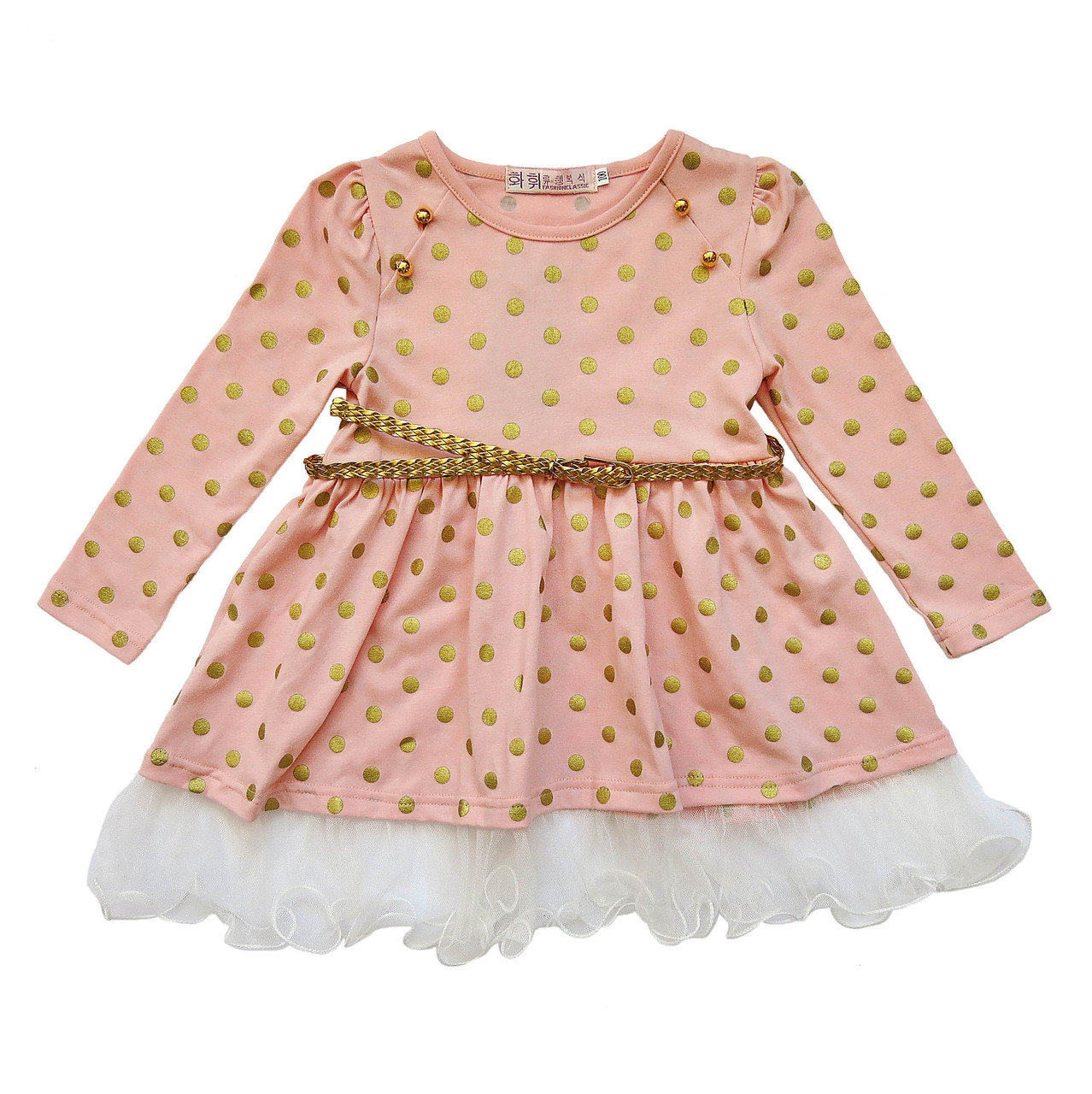

Платье Fashion Classic для девочки 130 см Персиковое 9255