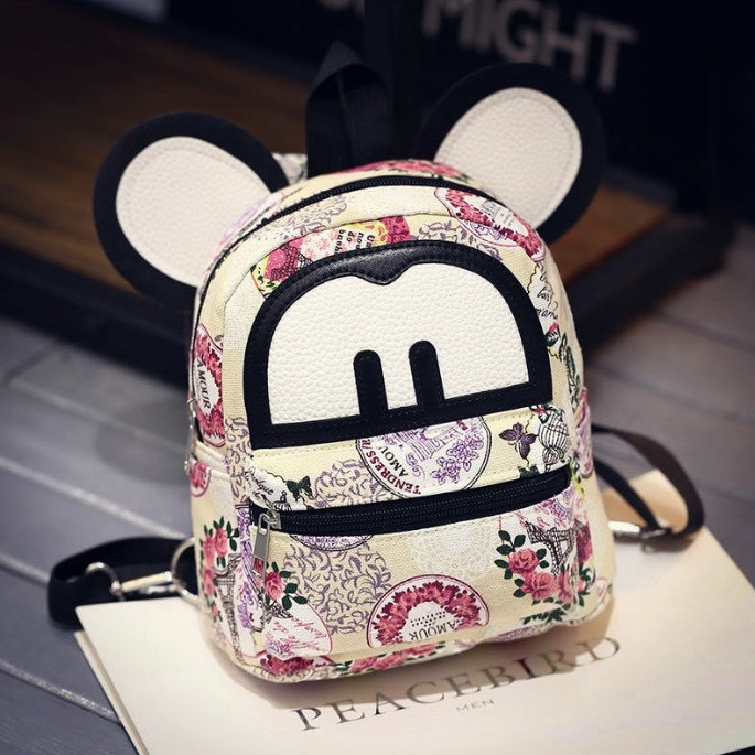 

Рюкзак с ушками My Bags Светло-бежевый 18360