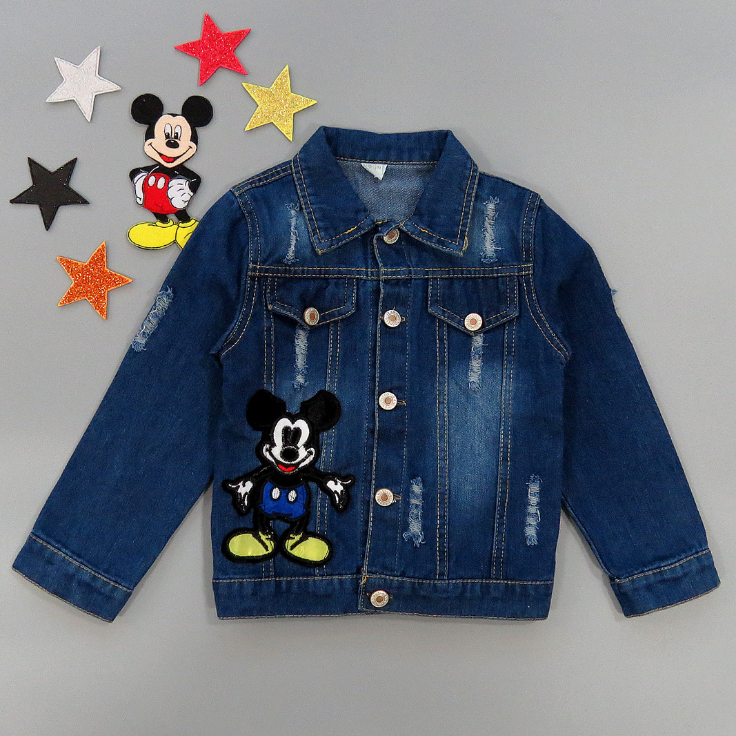 

Джинсовая куртка Mickey Mouse FYTZ kids для мальчика 130 см Синяя 18215