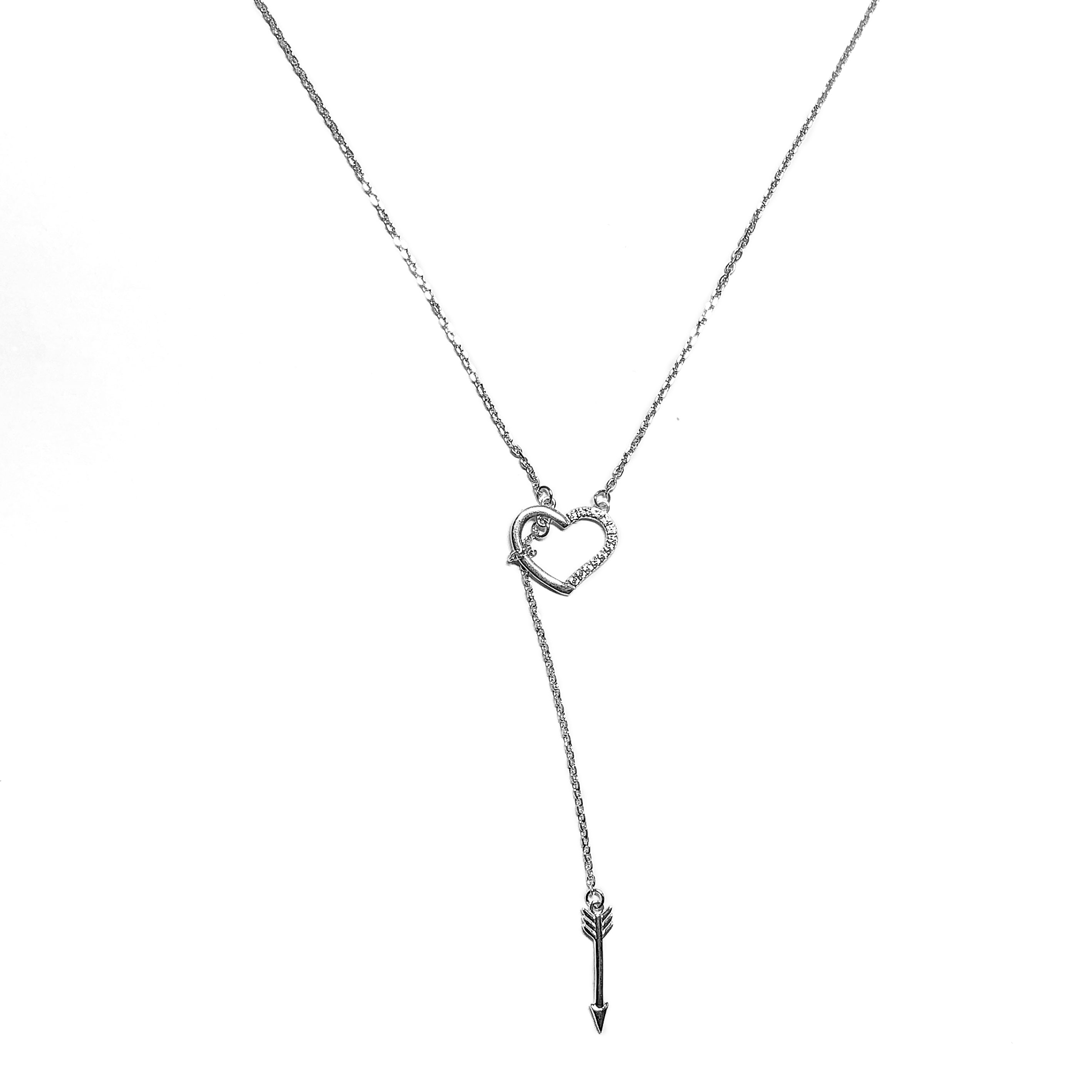 

Колье из серебра с цирконием W908007-45