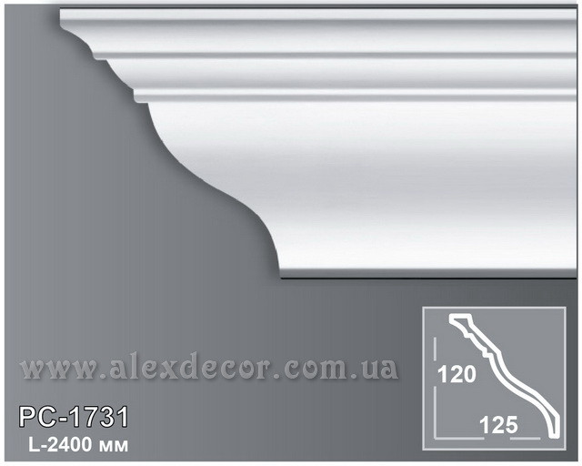 

Карниз Perimeter PC1731 (120x125)мм